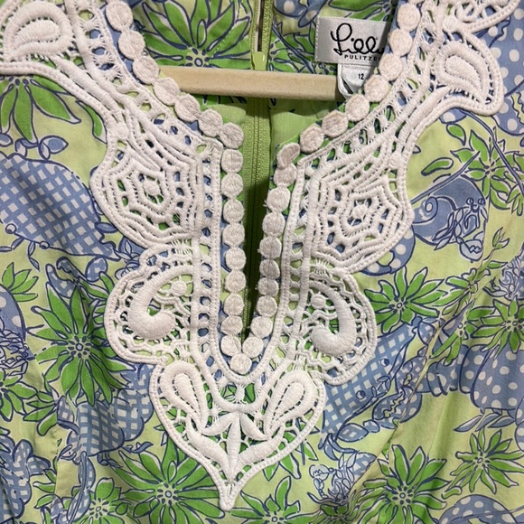 Lilly Pulitzer Floral Lace Mini Dress - Picture 4 of 6